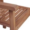vidaXL Gartenst&uuml;hle 2 Stk. mit Taupe Kissen Massivholz Teak