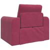 vidaXL Schlafsofa Weinrot 98 x 71 x 83 cm Samt