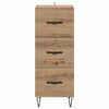 vidaXL Sideboard Artisan-Eiche 34 x 34,5 x 90 cm Holzwerkstoff