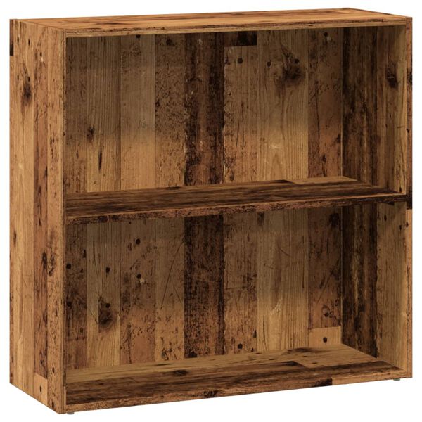 vidaXL B&uuml;cherregal Altholz-Optik 80x30x77 cm Holzwerkstoff
