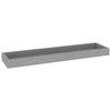 vidaXL Loggia Wandregale 2 Stk. Grau 60x15x4 cm MDF