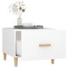 vidaXL Couchtische 2 Stk. Weiß 50x50x40 cm Holzwerkstoff