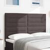 vidaXL Kopfteil Dunkelbraun 144 cm Stoff