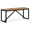 vidaXL Sitzbank Massiv-Mangoholz 110 x 35 x 45 cm