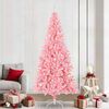 vidaXL Weihnachtsbaum mit 300 LEDs mit St&auml;nder Rosa 240 cm PVC
