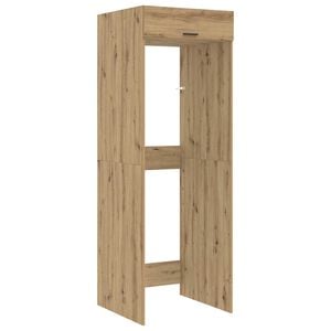vidaXL Waschmaschinen-Schrank mit T&uuml;r Artisan-Eiche 67,5 x 68 x 200 cm