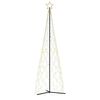 vidaXL Weihnachtsbaum-Kegel Warmwei&szlig; 500 LEDs 100x300 cm