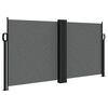 vidaXL Seitenmarkise Ausziehbar Anthrazit 120x600 cm