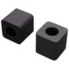 vidaXL Schubladenhalter 2 pcs Schwarz 15 x 15 x 15mm PP Copolymer