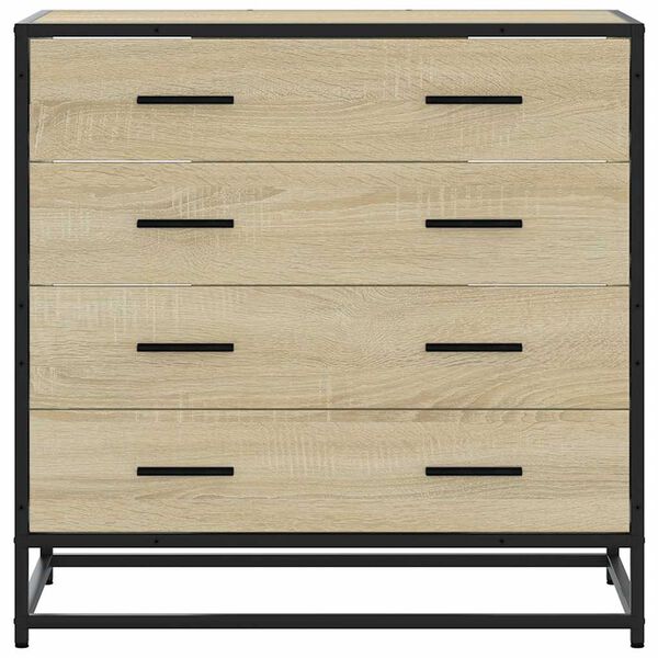 vidaXL Schubladenschrank Sonoma-Eiche 70x41x70 cm Holzwerkstoff