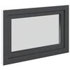 vidaXL Kellerfenster RISOR 90x60 cm Dreh Kipp DIN Links Anthrazit