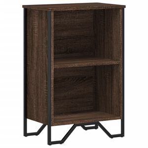 vidaXL B&uuml;cherregal Braun Eichen-Optik 50x31x74,5 cm Holzwerkstoff
