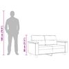 vidaXL 2-Sitzer-Sofa Dunkelgrau 120 cm Mikrofasergewebe