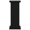 vidaXL Pflanzenst&auml;nder Schwarz Eichen-Optik 33 x 33 x 80 cm