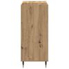 vidaXL Schallplattenschrank mit Regal Artisan-Eiche 85 x 38 x 89 cm