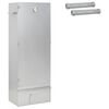 vidaXL R&auml;ucher Ofen 3 pcs 44,5 x 29 x 110 cm Verzinkter Stahl Silber