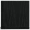 vidaXL Wandregale 2 Stk. Schwarz 100x16,5x16,5 cm Holzwerkstoff