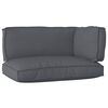 vidaXL Palettenkissenset Oxford-Stoff Anthrazit 120 x 80 x 52 cm