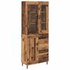 vidaXL Highboard 2 Stk. Altholz 69,5 x 34 x 180 cm Holzwerkstoff