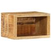 vidaXL Nachttisch Braun 40 x 30 x 25 cm Massivholz Mango