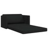 vidaXL Schlafsofa 110cm Schwarz Stoff