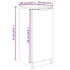 vidaXL Schuhschrank Braun Eichen-Optik 30x35x70 cm Holzwerkstoff
