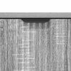 vidaXL Sideboard Graues Sonoma 89,5 x 33 x 82 cm Holzwerkstoff