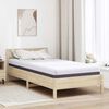 vidaXL Matratze Weiß und Grau 120 x 200 cm Memory Foam