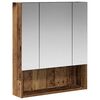 vidaXL Badezimmerspiegelschrank Altholz 60 x 14,5 x 70 cm