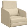 vidaXL Schlafsofa Creme 65 x 80 x 83 cm Stoff