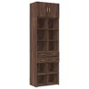 vidaXL Hochschrank Eichen-Optik 70x42,5x225 cm Holzwerkstoff
