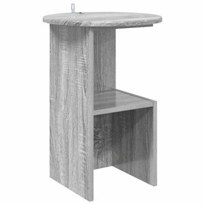 vidaXL Beistelltisch Graues Sonoma &Oslash; 39,5 x 55 cm Holzwerkstoff