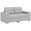 vidaXL Zweisitzer-Sofa Wolkengrau 160 cm Stoff