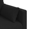 vidaXL Sofa Schwarz Gesamtabmessungen: 158 x 78 x 80 cm (B x T x H)