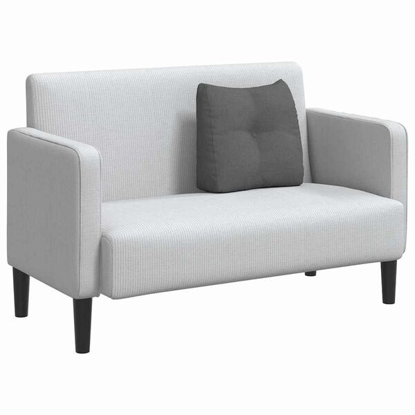 vidaXL R&uuml;cken Kissen Dunkelgrau 45 x 24 x 50 cm Stoff