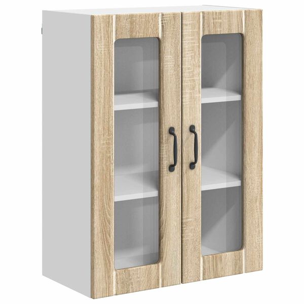 vidaXL K&uuml;chenschrank Sonoma-Eiche 60 x 31 x 80 cm Holzwerkstoff