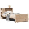 vidaXL Massivholzbett mit Regal ohne Matratze 100x200 cm Kiefer