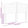vidaXL Kopfteil Wei&szlig; 160 cm Holzwerkstoff