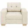 vidaXL Sofa-Sessel Leinen 100x78x80 cm