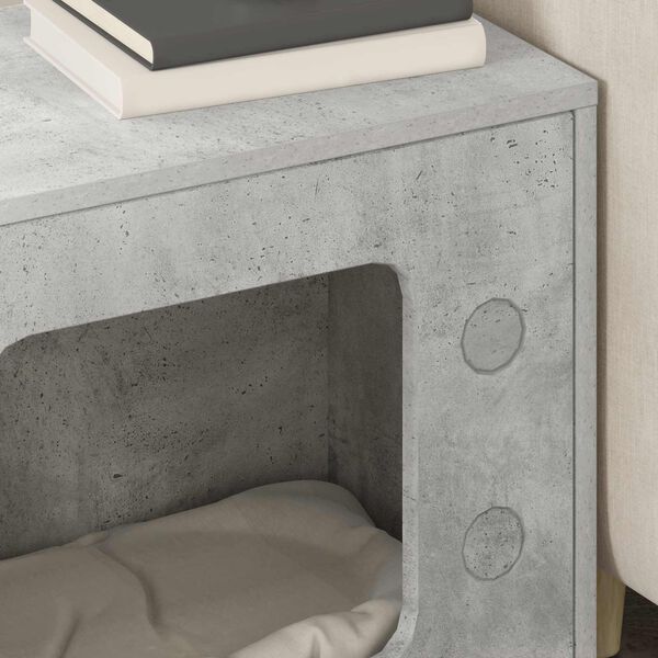 vidaXL Katzenhaus Beton 51 x 30 x 52 cm Holzwerkstoff