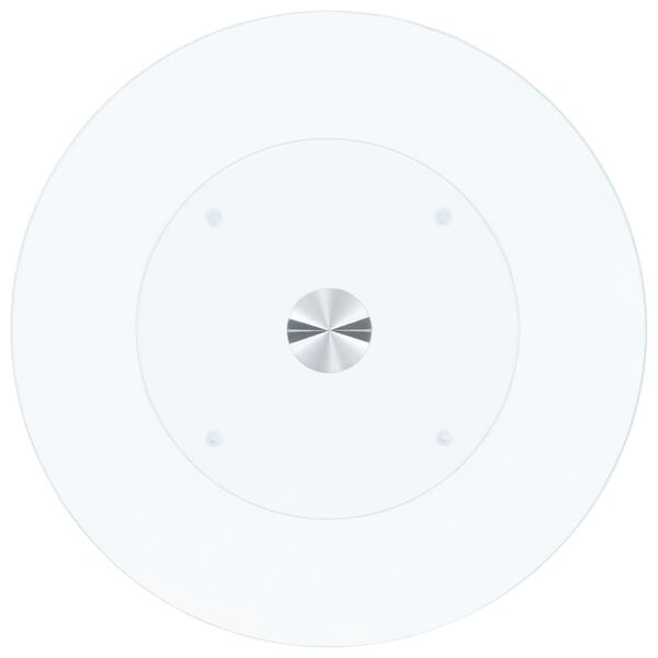 vidaXL Couchtisch Transparent 40 cm Hartglas