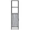 vidaXL Highboard Grau Sonoma 68x35x139 cm Holzwerkstoff und Metall