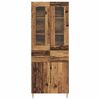vidaXL Highboard mit Schubladen 2 pcs Altholz Holzwerkstoff