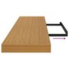 vidaXL Wandregal 2 pcs Beige 120 x 23,5 x 4 cm Holzwerkstoff