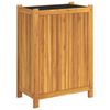 vidaXL Pflanzk&uuml;bel mit Einlage 54x31x75 cm Massivholz Akazie