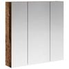 vidaXL Badezimmerspiegelschrank Altholz 70 x 14,5 x 70 cm