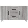 vidaXL Sideboard Grau Sonoma 100x36x60 cm Holzwerkstoff