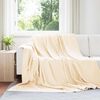 vidaXL Wohndecken 6 pcs Creme 270 x 240 cm Fleece