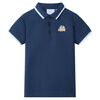 vidaXL Kinder-Poloshirt Dunkelblau 92