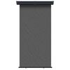 vidaXL Balkon Seitenmarkise 140 x 250 cm 100% Polyester Eisen Stahl